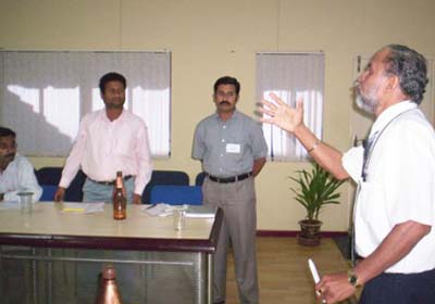 Communication & presentation training by Prof.Chandramohan
